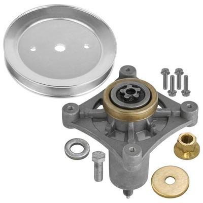 42'' Deck Spindle & Pulley for Husqvarna YTH2042 PB195H42 RZ4216 RZ4219
