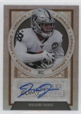 2019 Chronicles Legacy Update Rookies Signatures 68/99 Josh Jacobs #215 Auto 3c2