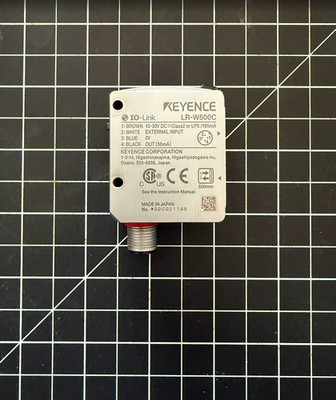 Keyence LR-W500C Full-Spectrum Photoelectric Sensor, M12 Male 4-Pin