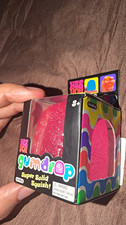 Schylling NeeDoh Gumdrop Super Solid Squish Squeeze Toy Pink Ages 3