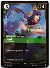 Ahri - Alluring (Alternate Art) 066A/298 Origins Showcase Riftbound Foil — live eBay listing