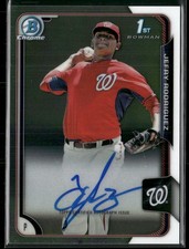 2015 Bowman Chrome Jefry Rodriguez Auto #BCAP-JR Prospect Autographs
