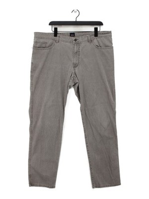 Hattric Men's Jeans W 42 in Grey 100% Cotton Straight