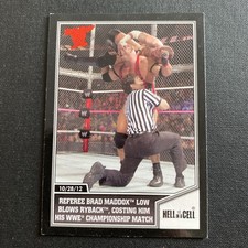 2013 Topps Best of WWE #56 Referee Brad Maddox Low Blows Ryback