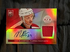 Panini Totally Certified 2013-14 Nick Bjugstad Rookie Auto Patch 11/25 #197