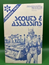 1981 Paranoia Press 20-page Scouts & Assassins Guide/Aid for Traveller w/ insert