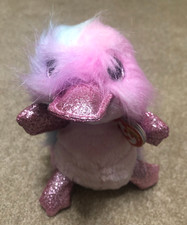 Ty Beanie Boos "PETUNIA" THE EASTER PLATYPUS Medium 7.5" New Stuffed Toy MWMT's