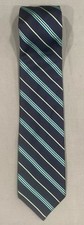 Brooks Brothers Makers and Merchants Men  s Tie Blue Green Striped Repp Trad Ivy