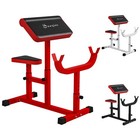 Soozier Preacher Curl Bench, Adjustable Preacher Bench for Home Gym