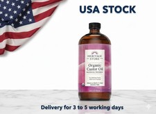 Heritage, Organic Castor Oil, 32 fl oz 946 ml 