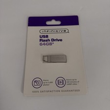 Infinitive USB Flash Drive 64GB Memory Stick Thumb Drive New Sealed