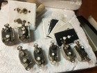 New Listing7 Antique Push Button Light Switches Arrow w/ 6 Brass Cover Plates