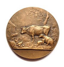 France – Agriculture - Médaille bronze par E. Dropsy -  50 mm