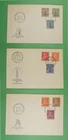 DR WHO 1958 SWITZERLAND 3 FDC ITU COMBO R40072