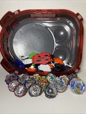 Huge Lot Assorted Beyblade Burst Tops Launchers Arena TOMY, HASBRO Rare 27 Pcs
