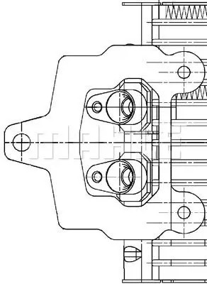 Radiatore olio servosterzo CLC 49 000P MAHLE per VW PORSCHE AUDI