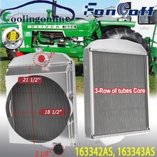 3row Radiator Fit Oliver Tractor 1550 1555 1600 1655 1650 Model 163273a 163342as