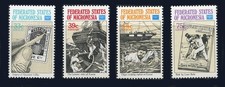 Micronesia: 1986 Ameripex '86 Airmails (C21-C24) MNH