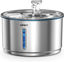 Cat Water Fountain Stainless Steel 135oz/3.78L Automatic Pet Dog Water Fountain