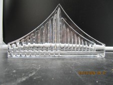 Bleikristall Servietten/Briefhalter