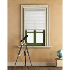 Cordless Vinyl Light Filtering Mini Blinds Window Shades for Home 32 Inch Width