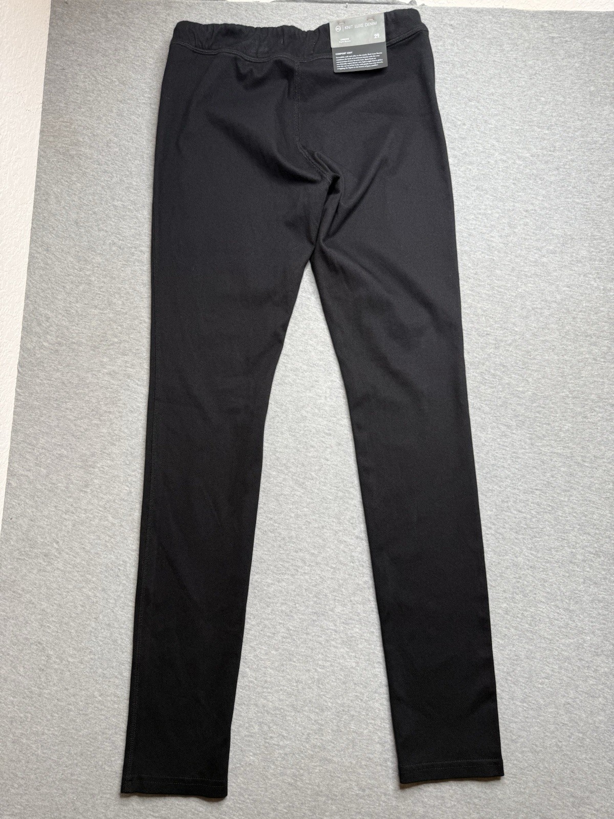 AG Adriano Goldschmied Knit Luxe Denim Pants Womens 29R Black Stretch Jeggings thumbnail 5