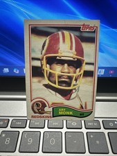 Art Monk 1982 Topps NFL Football Card Washington Redskins #515 NM -MINT