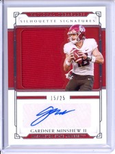 2021 National Treasures #SS-GM Gardner Minshew II Silhouette Auto /25