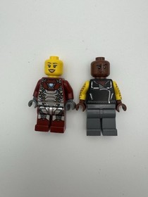 LEGO Marvel Minifigures Shocker sh404 & Iron Man Mk47 sh405 76083 Incomplete