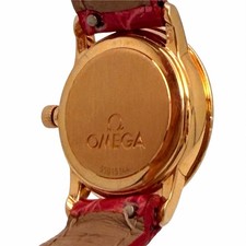 Omega De Ville Prestige 18K Gold Factory Diamonds Ladies Watch w/Box 12