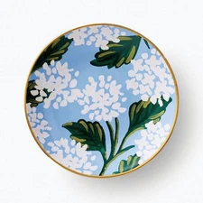 RIFLE PAPER CO Hydrangea Porcelain Ring Dish Trinket