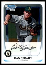 Dan Straily 2011 Bowman #BCP53 Athletics MLB READ FREE SHIPPING AutographDen