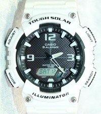 Casio AQ-S810W 5208 Tough Solar Illuminator 5 Alarms Excellent Used Condition