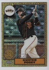 2022 Series 1 1987 Topps Chrome Silver Pack Mojo Buster Posey #T87C-90 2xw