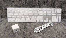 Apple Magic Keyboard A2520 White w/ Touch ID  Numeric Keypad 10 key MMMR3LL/A