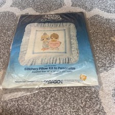 Unused Paragon Nee Precious Moments Stitchery Pillow Kit to Personalize