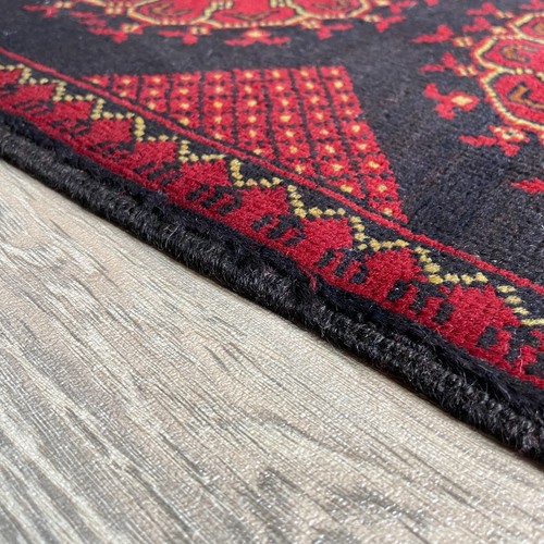 72 x 45cm Vintage Handmade Afghan Carpet Door Bath Mat Small Oriental Wool Rug - Picture 8 of 19