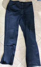 NYDJ Women s Blue Dark Wash Straight Slim Str...