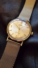 Vintage 1960's Omega Seamaster 14K Gold Filled Runs Great 34mm Class Elegance