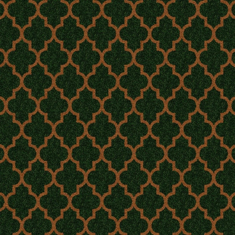 Milliken Edredón de Invierno de Temporada Moderno Nylon Geométrico Resistente a Deformaciones Alfombra Verde Foto 2 de 4