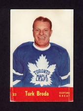 1955-56 PARKHURST #23 TURK BRODA   29310