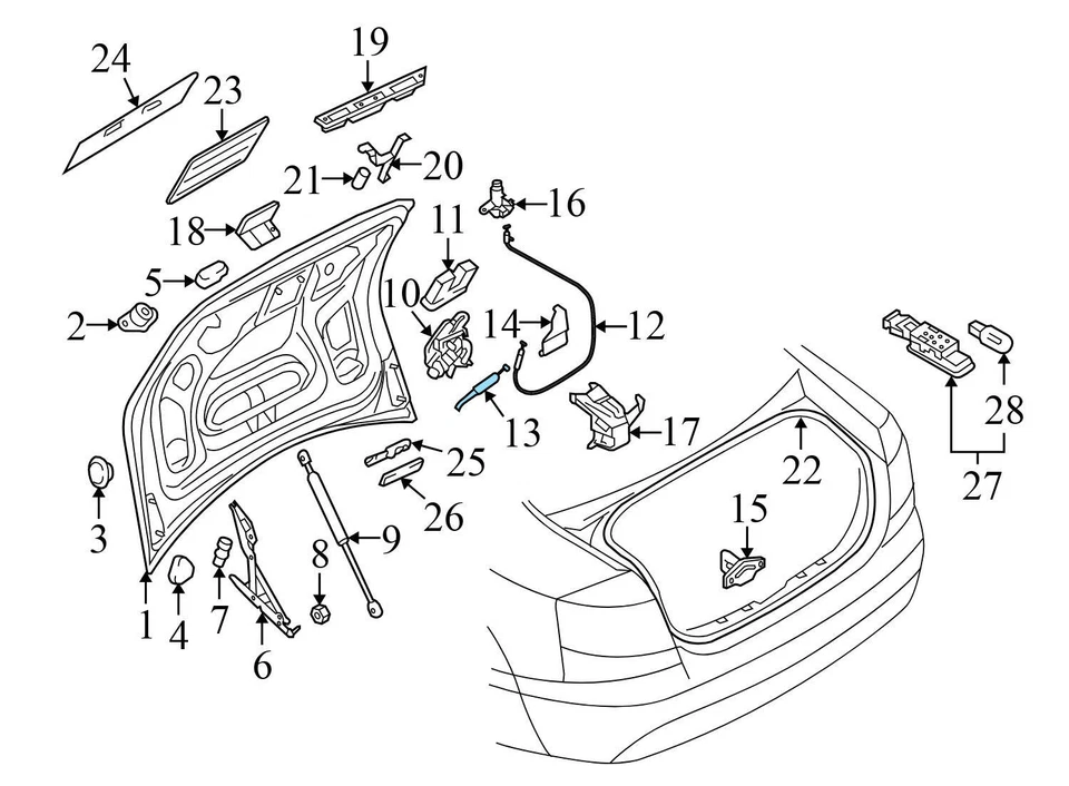 Porsche Panamera 2010-2016 - Abrazadera de escape 1K0253141J Foto 3 de 4