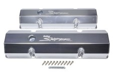 Holley Sniper Fabricated Aluminum Valve Covers For Small Block Chevy Tall Holley Sniper Fabricated Aluminum Valve Covers For Small Block Chevy Tall