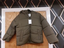 Next Boys Khaki Jacket 8 Years with Hood New with Tags