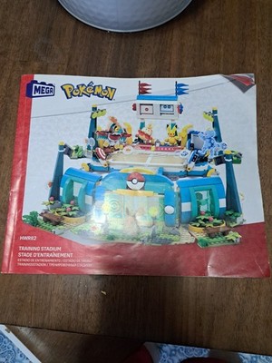 MEGA Pokemon Training Stadium Instruct Manual Booklet ONLY HWR82 Build Guide #13