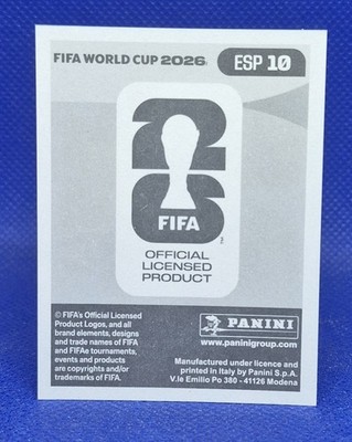 2026 Panini FIFA World Cup Sticker Rodri #ESP 10 - Blue Border | eBay