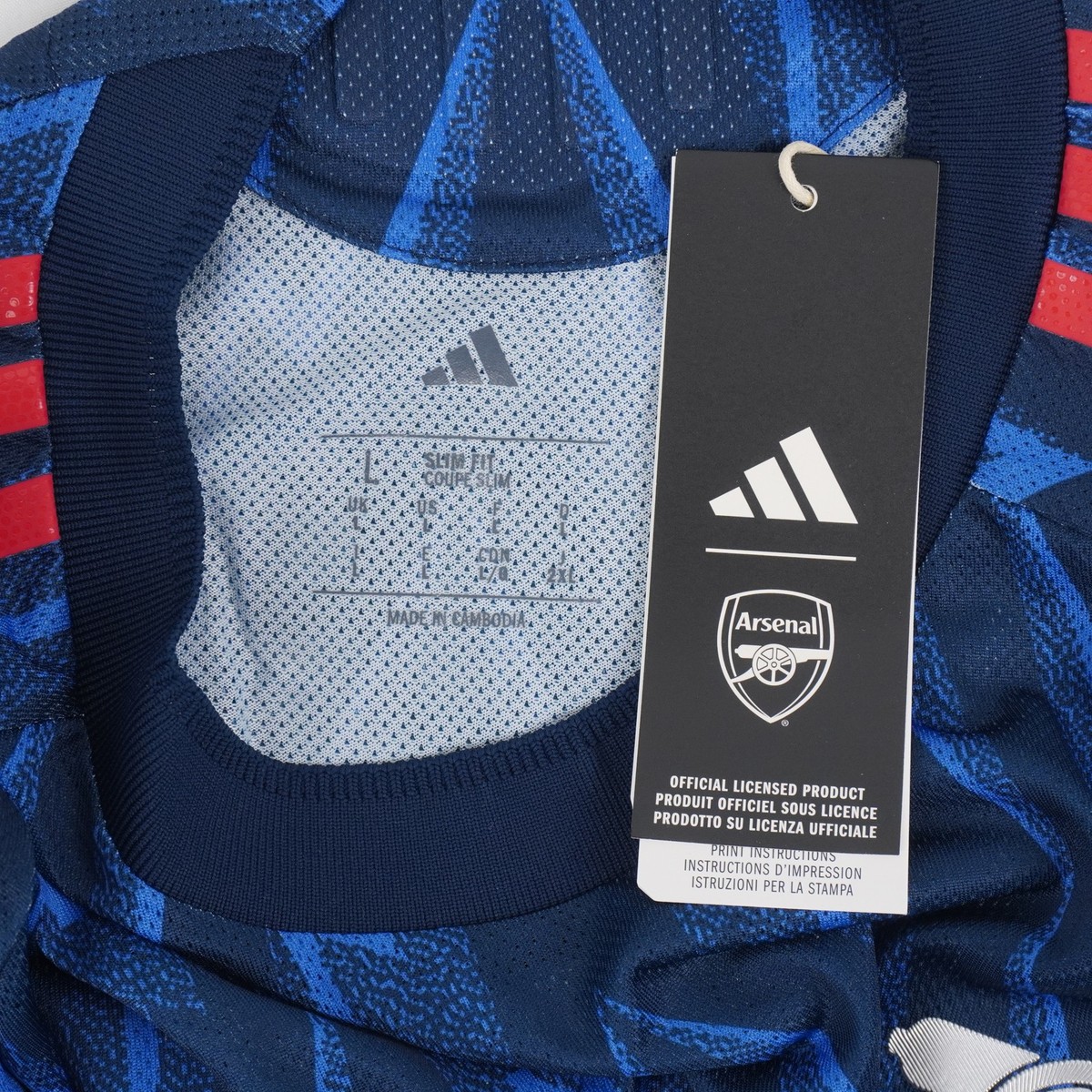 Adidas Arsenal 25/26 Away Blue Jersey - Viktor Gyokeres #14