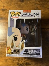 Funko Pop! Figura de vinilo Nickelodeon Aang With Momo #534