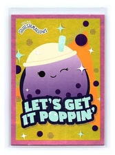 2024 Panini Squishmallows #29 Let's Get it Poppin (Poplina) Holo Pink 96/199