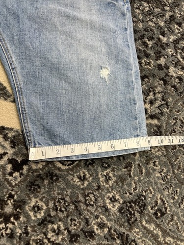 Vintage Guess Jeans Shorts Men's Size 34 Denim Blue Retro Distressed Y2K - Picture 15 of 15
